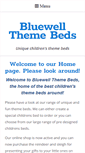 Mobile Screenshot of bluewellthemebeds.co.uk